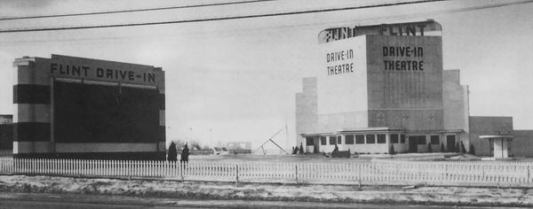 North Flint Drive-In Theatre - Vintage Shot From Gary Flinn